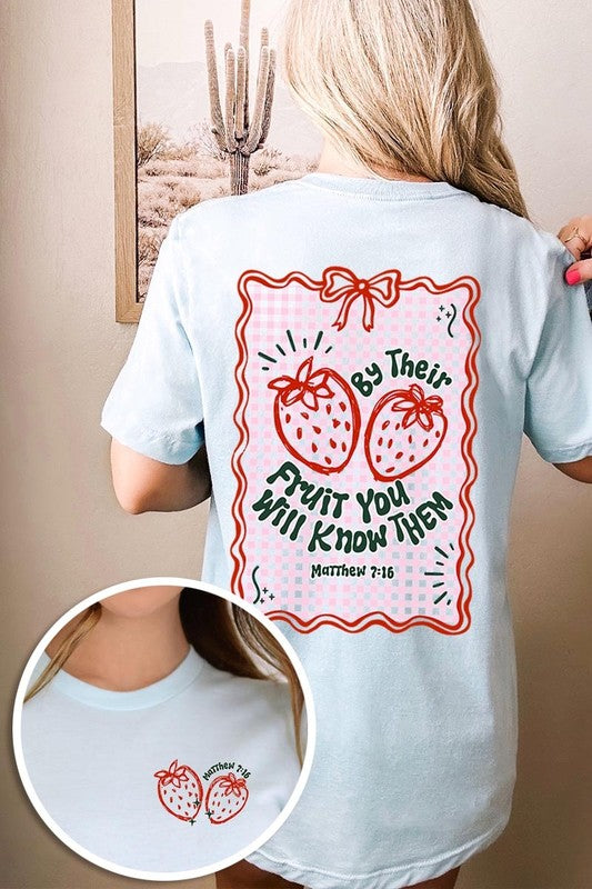 By their Fruit Strawberry Graphic Tee