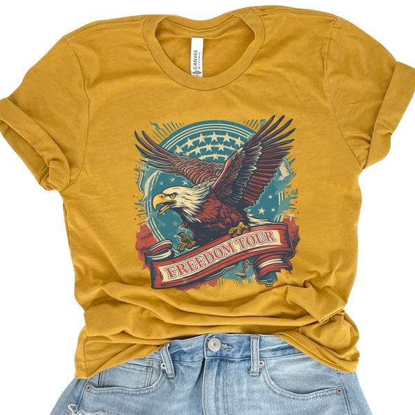 Eagle Freedom Tour Vintage Style t-shirt