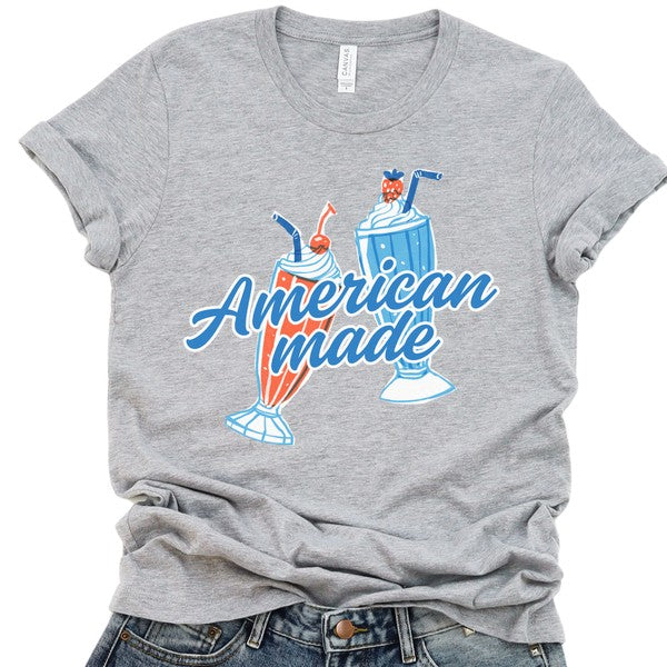 American Made Ice Cream Shakes Cherry Top Tee