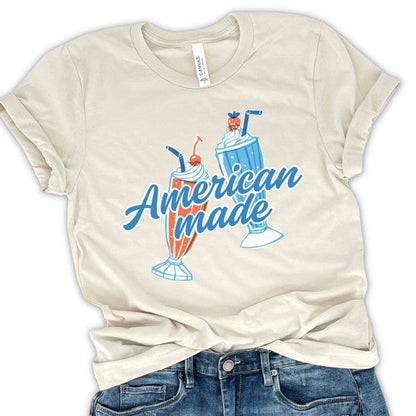 Plus American Made Ice Cream Shakes Cherry Top Tee