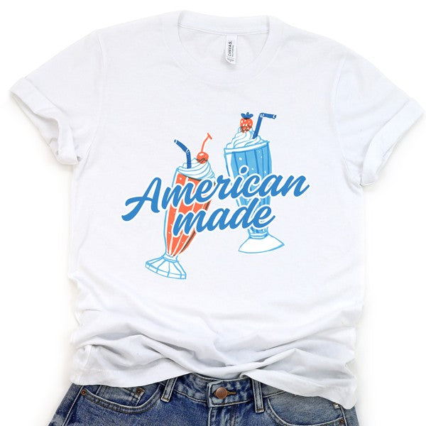 American Made Ice Cream Shakes Cherry Top Tee