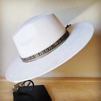 Turquoise Navajo Western Leather Band w/ Choice of Boho Hat 985d