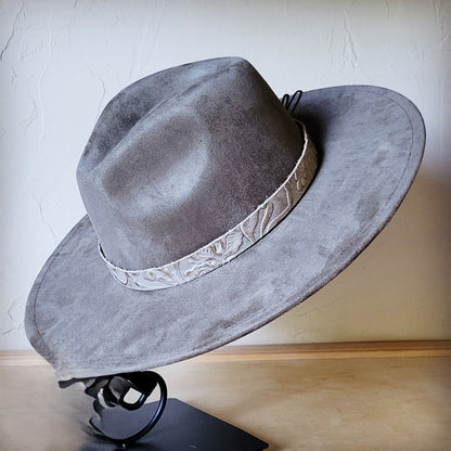 Gilded Cowboy Western Leather Band w/ Choice of Boho Hat 985b