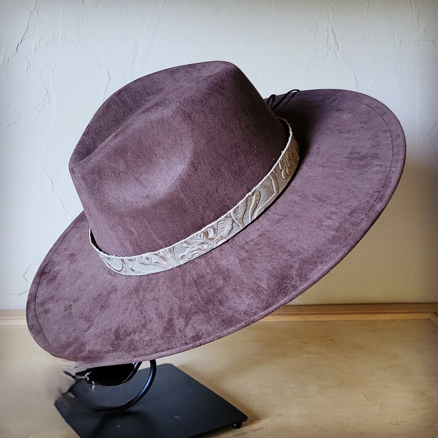 Gilded Cowboy Western Leather Band w/ Choice of Boho Hat 985b