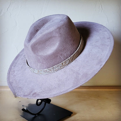 Gilded Cowboy Western Leather Band w/ Choice of Boho Hat 985b