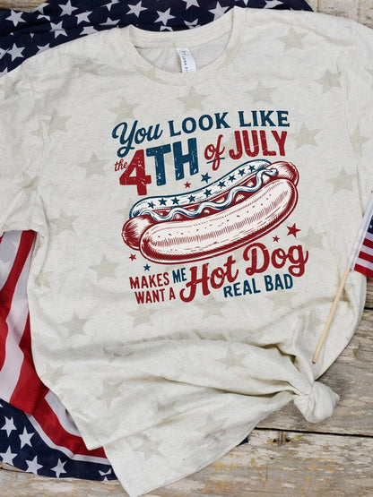 You Look Like the 4th of July Graphic Star Tee