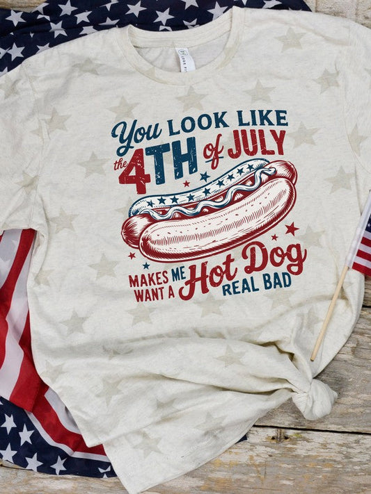 You Look Like the 4th of July Graphic Star Tee
