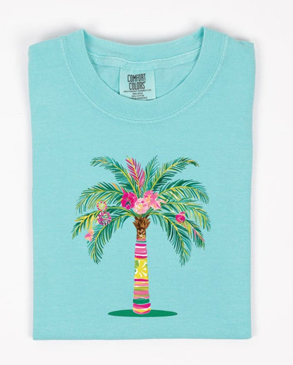 Preppy Palm Comfort Color Tee