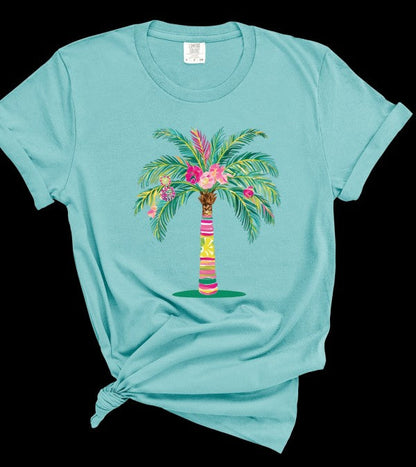 Preppy Palm Comfort Color Tee
