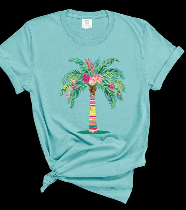 Preppy Palm Comfort Color Tee