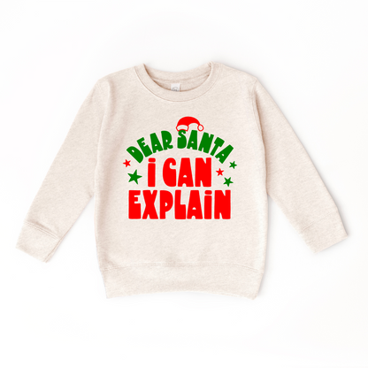 Dear Santa I can explain!