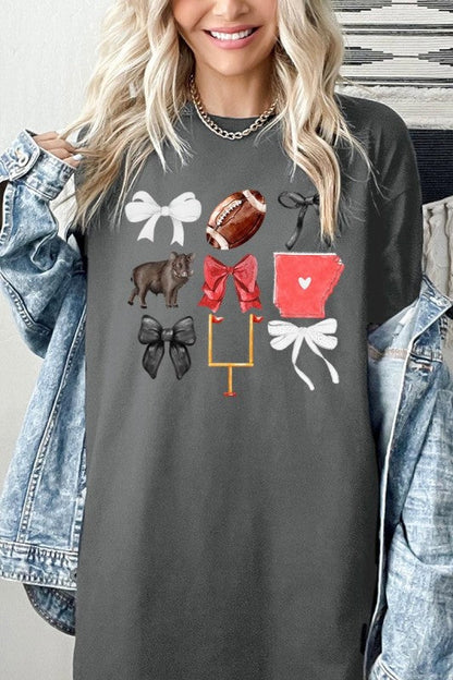 Arkansas Football Graphic Heavy Cotton Tee