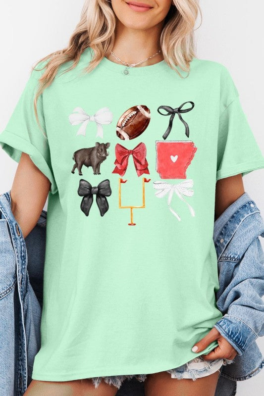 Arkansas Football Graphic Heavy Cotton Tee