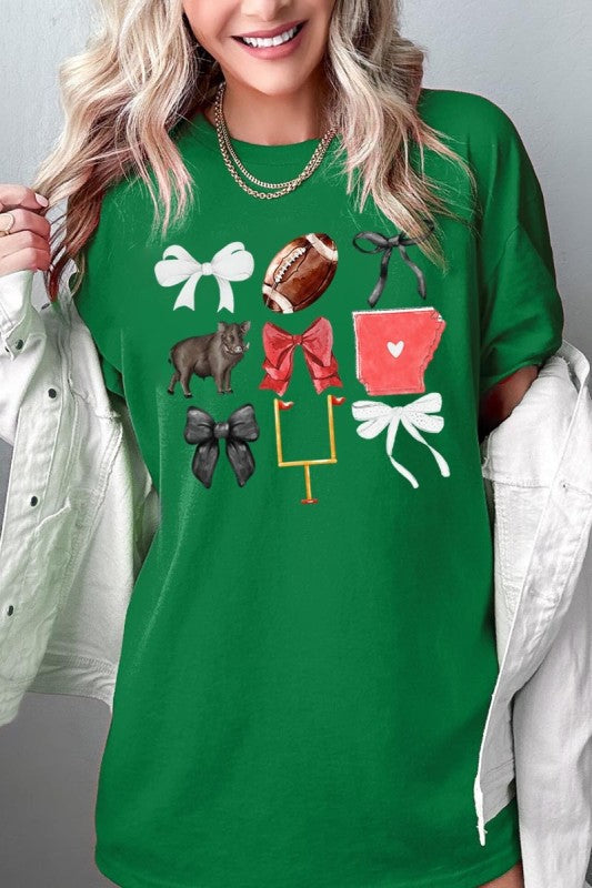 Arkansas Football Graphic Heavy Cotton Tee