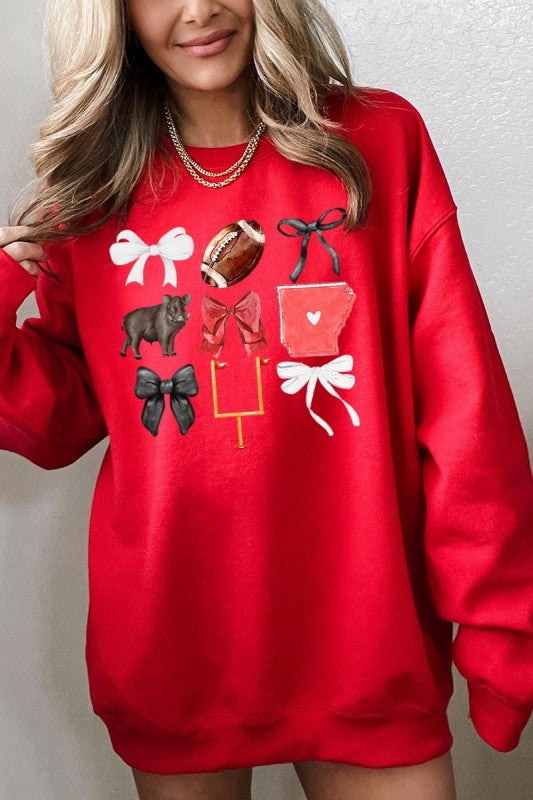 Arkansas Football Graphic Sweatshirt
