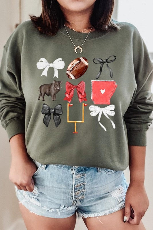 Arkansas Football Graphic Sweatshirt