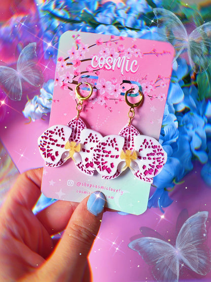 Orchid Earrings