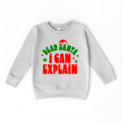 Dear Santa I can explain!