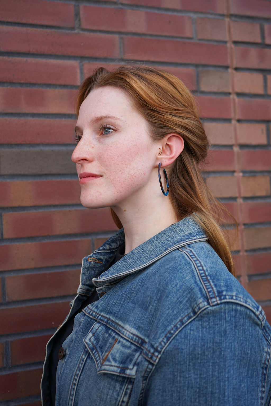 Cameron Hoops - Mocha & Blue