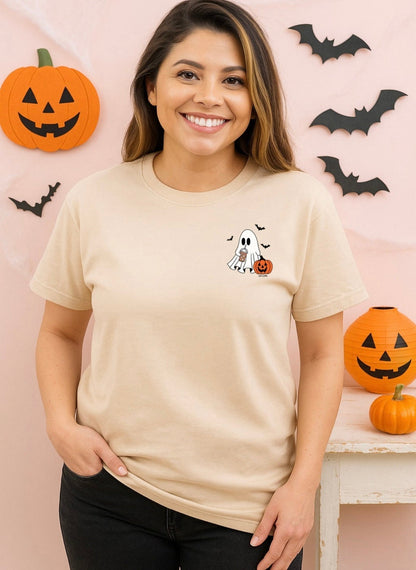 Half Coffee, Half Ghost Tee