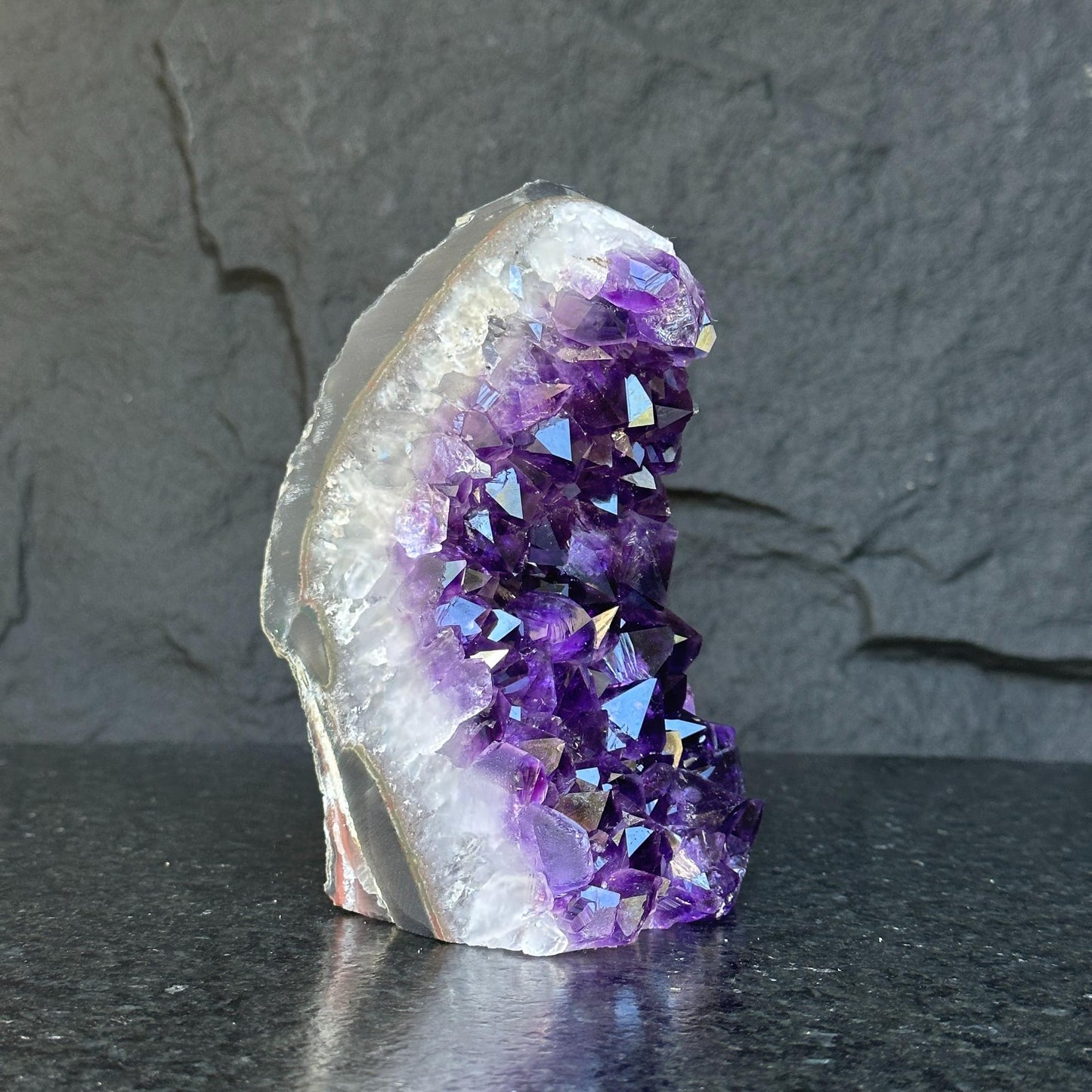 Amethyst Cut Base Crystal, Quartz Geodes, AAA Grade, Amethyst Free Standing Crystal