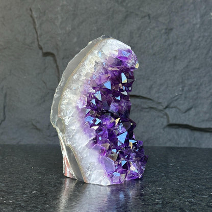Amethyst Cut Base Crystal, Quartz Geodes, AAA Grade, Amethyst Free Standing Crystal