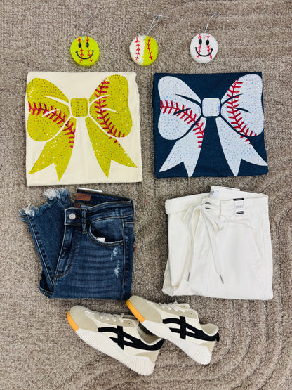 Cream Softball Spangle