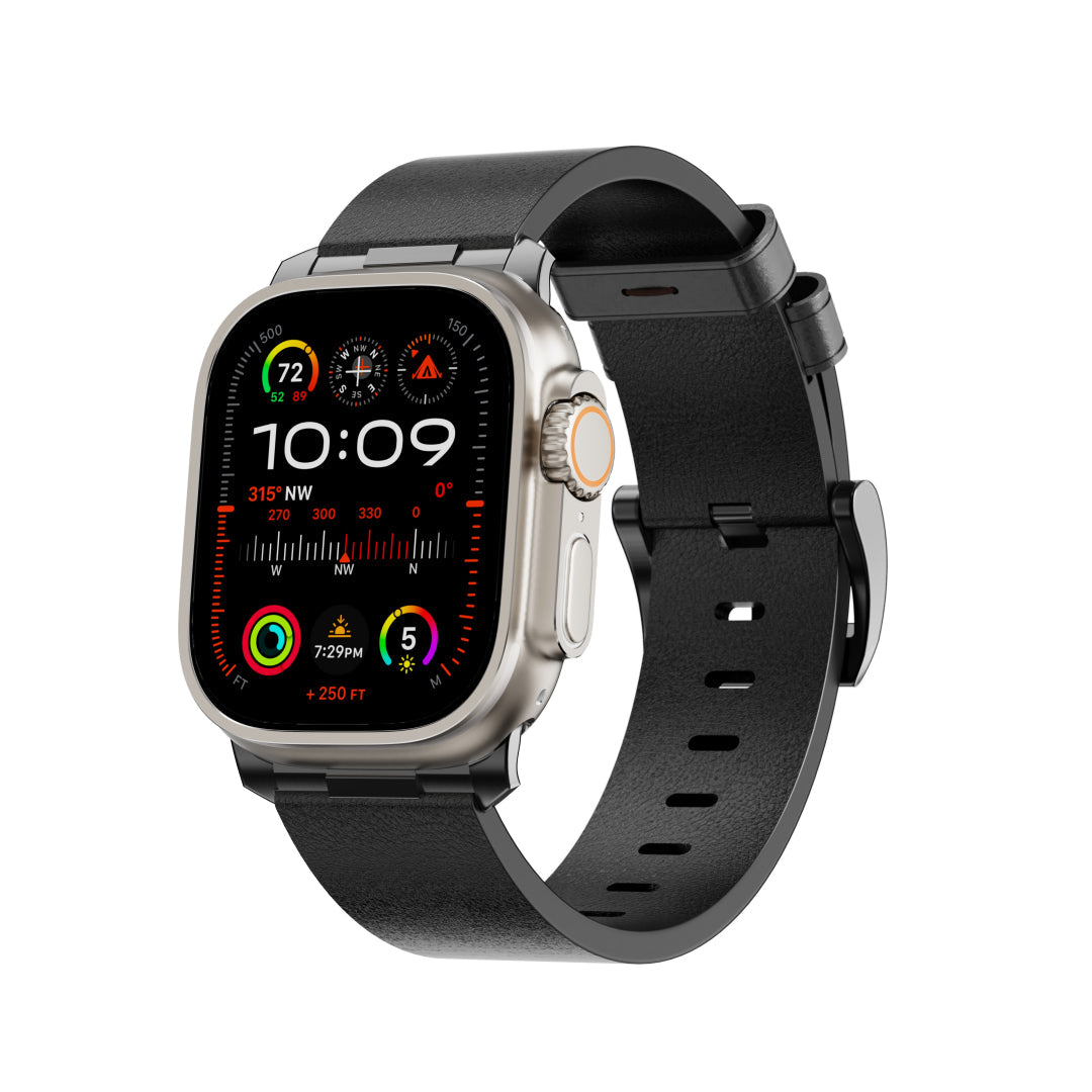 Horween Heritage Leather Band for Apple Watch | 26mm Wide, Ultra/Series 10 Compatible