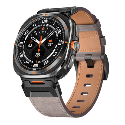 Tactical Leather Band For Galaxy Watch 20mm