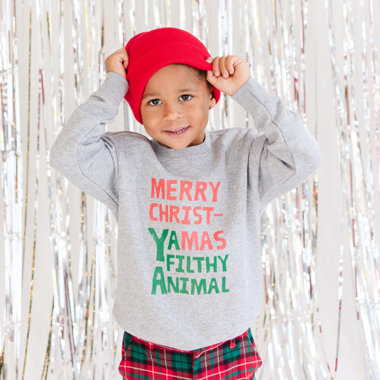 Merry Christmas Ya Filthy Animal Sweatshirt