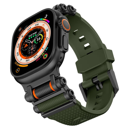 Tactical Destiny Gear Rotating Silicone Band For Apple Watch