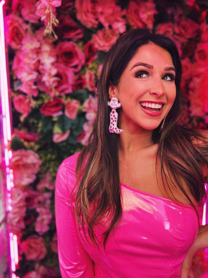 Let’s Go Girls Beaded Boots: Black