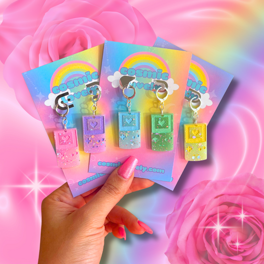 Pastel Confetti 90s GBOY Color Earrings