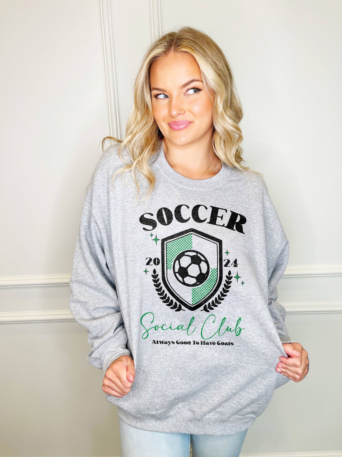 Soccer Social Club Youth and Adult Sweatshirt