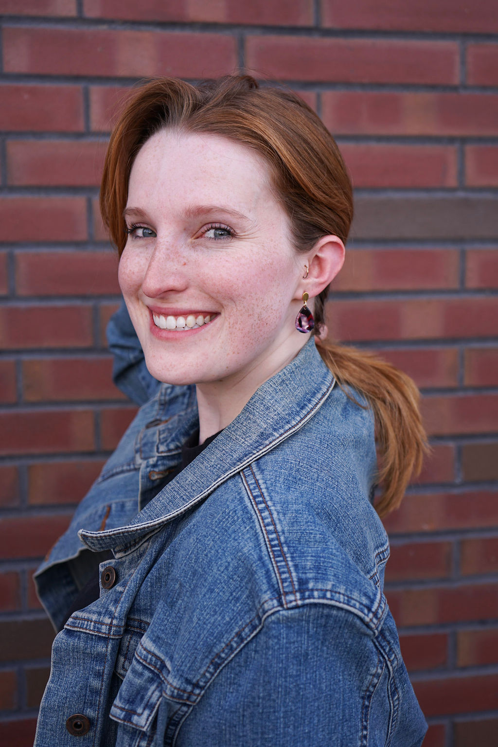 Leah Earrings - Burgundy