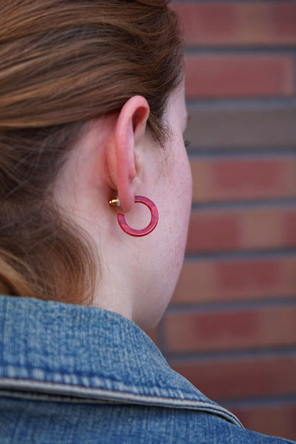 Micro Cam Mini Hoops - Scarlet