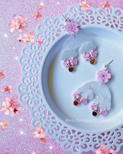 Cherry Blossom Arch Earrings