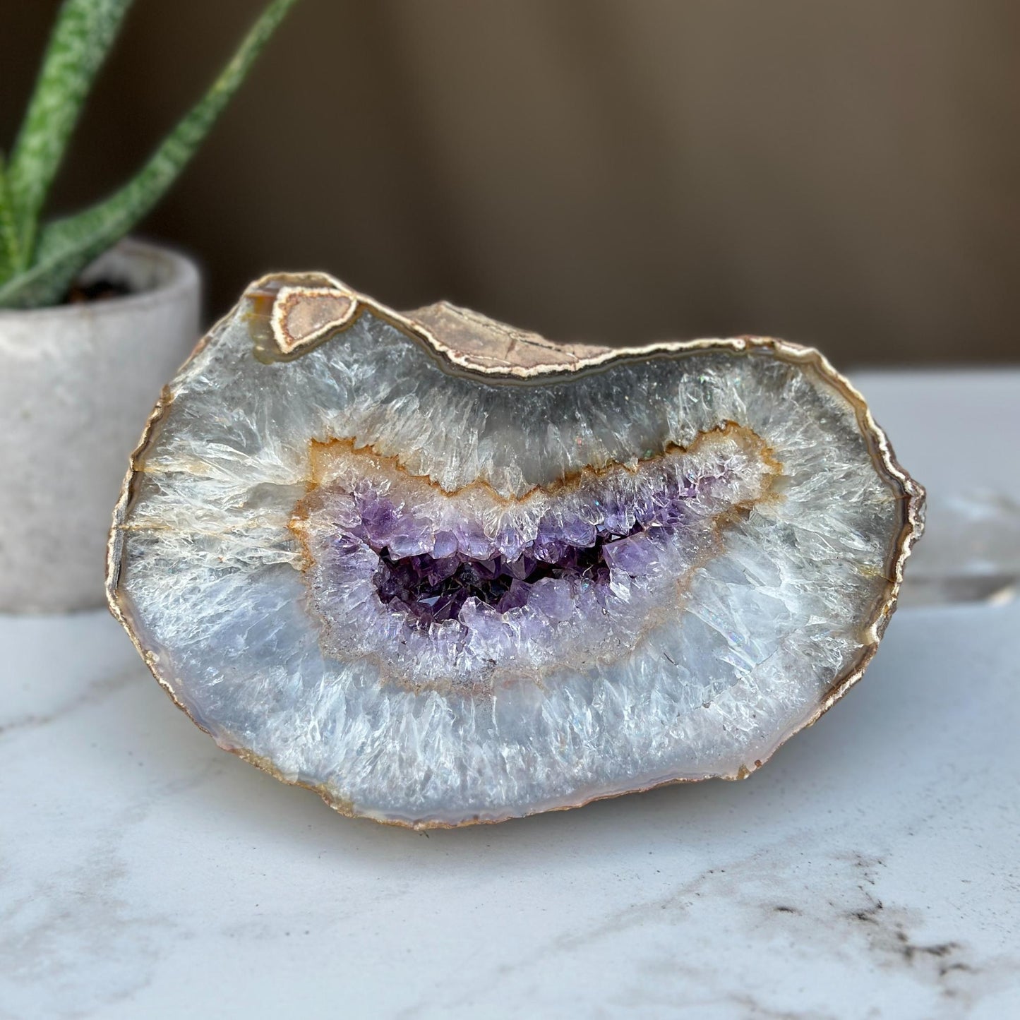 Largest amethyst geode, semi precious rock
