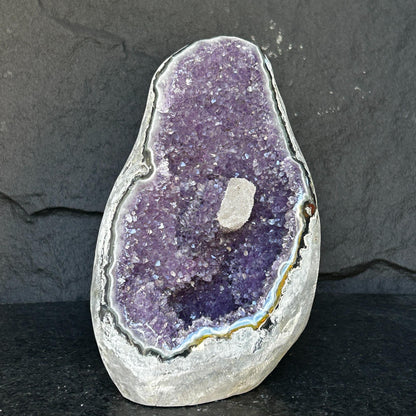 Precious stones and semi precious geode