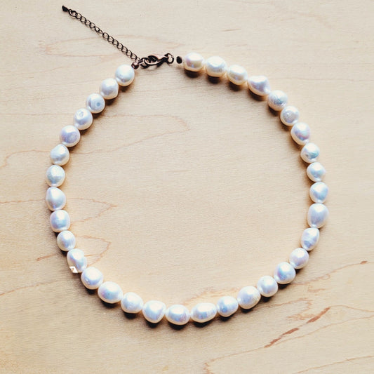 Genuine Freshwater Pearl Collar Necklace Wedding Collection 258g