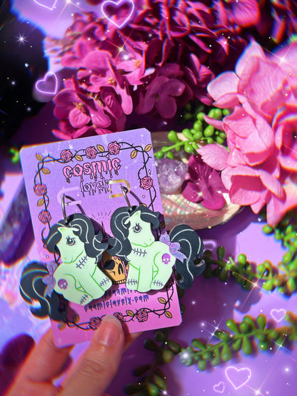 Frankenpony Earrings