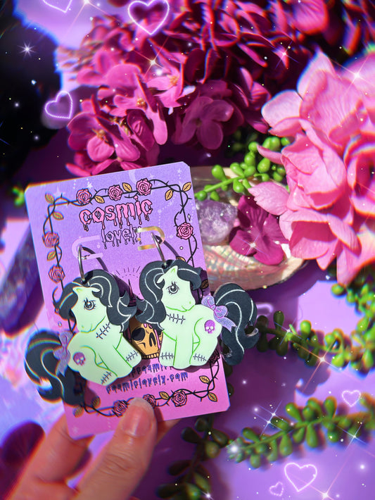 Frankenpony Earrings