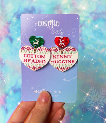 Ugly Sweater Elf Earrings