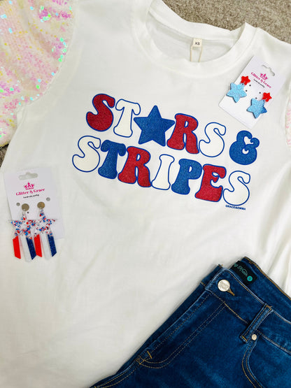 Stars & Stripes Sequin Sleeve