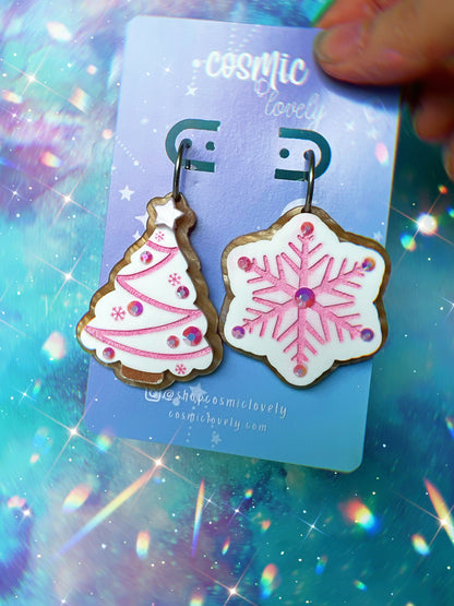 Snowflake Sugar Cookie Earrings
