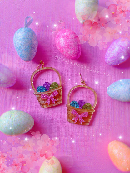 Easter Basket Earrings