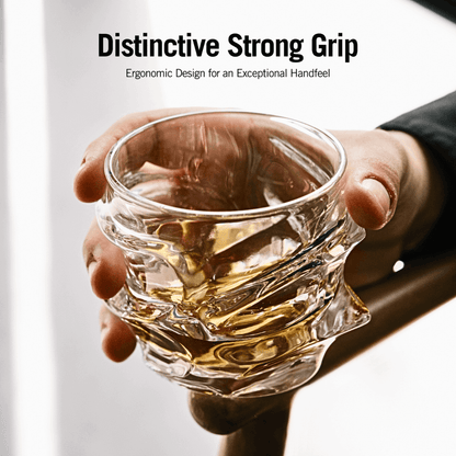 Storm Japanese Crystal Whisky Glasses & Decanter Set