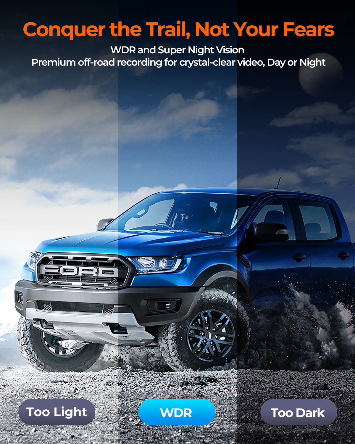 The Legend 3ch Waterproof Mirror DVR Switching System with 8-Gang in-Car Power Solid-State Switch Control Box