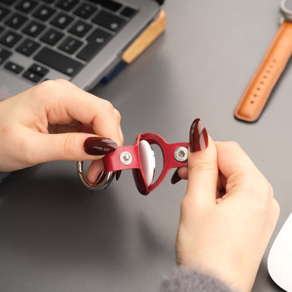 Saratoga Leather AirTag Holder