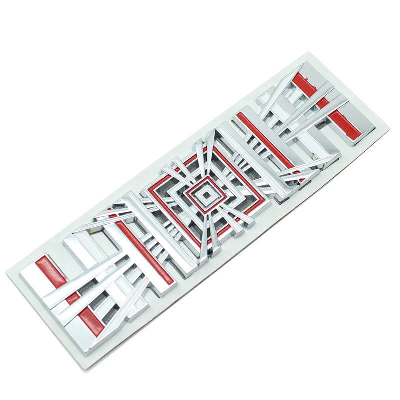 3D Metal Rear Trunk Sticker Emblem Sticker for Tesla Model 3/Y/S/X